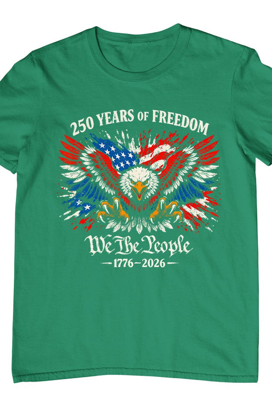 1776-2026 250th Anniversary Usa 250 Years Of Freedom Eagle T-Shirt