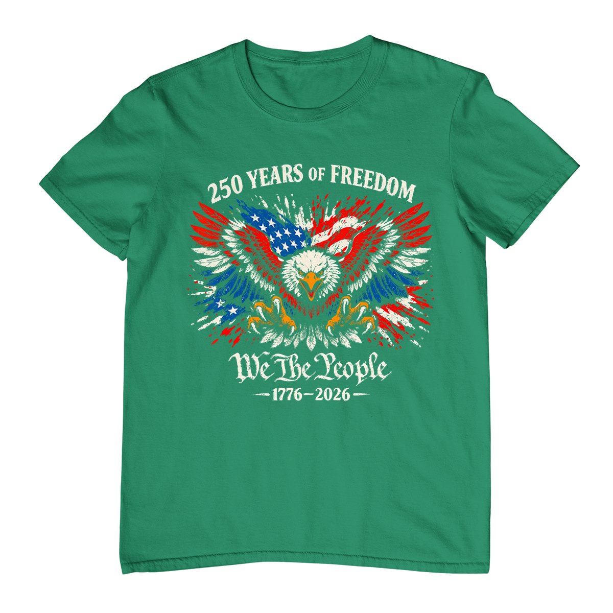1776-2026 250th Anniversary Usa 250 Years Of Freedom Eagle T-Shirt