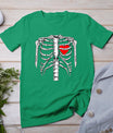 Skeleton Rib Cage Heart Xray Halloween Easy Costume T-Shirt