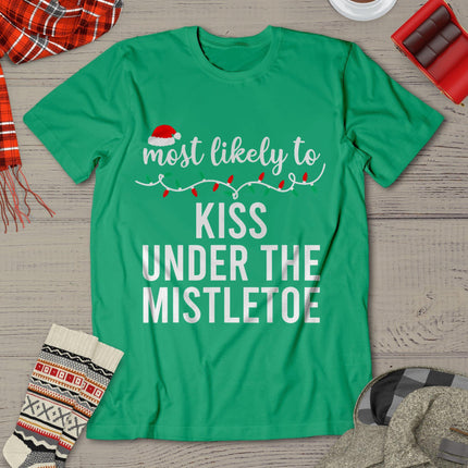 Most Likely To Christmas Shirt Matching Family Pajamas Funny T-Shirt