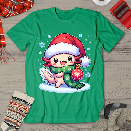 Santa Axolotl Funny Cute Xmas Funny Christmas T-Shirt