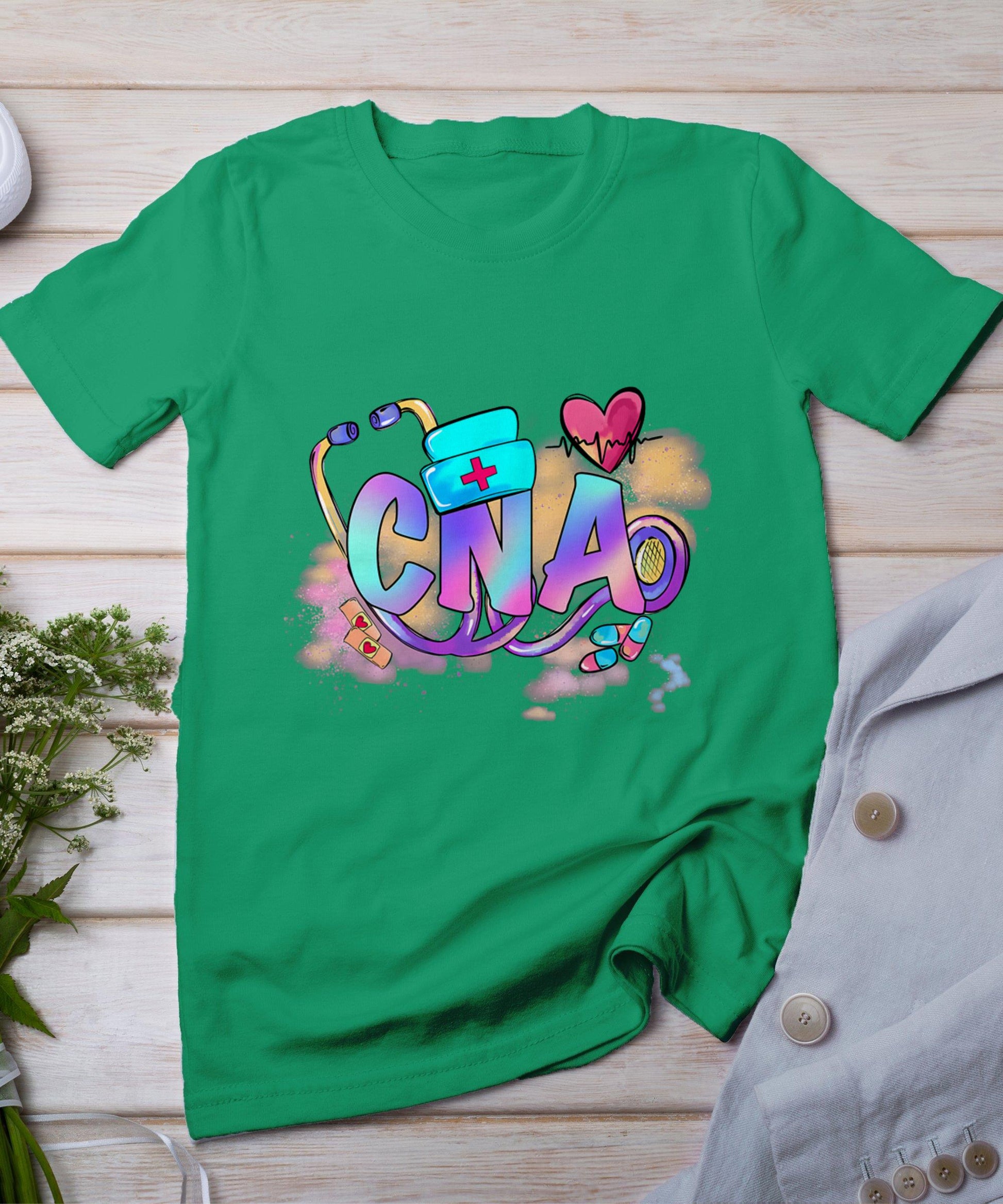 Tie Dye Cna Cute Nurse Day Cna Rn Nurse Week Gifts Nursing T-Shirt