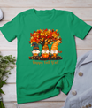 Happy Thanksgiving Autumn Leaves Gnomes Happy Fall Y'All T-Shirt