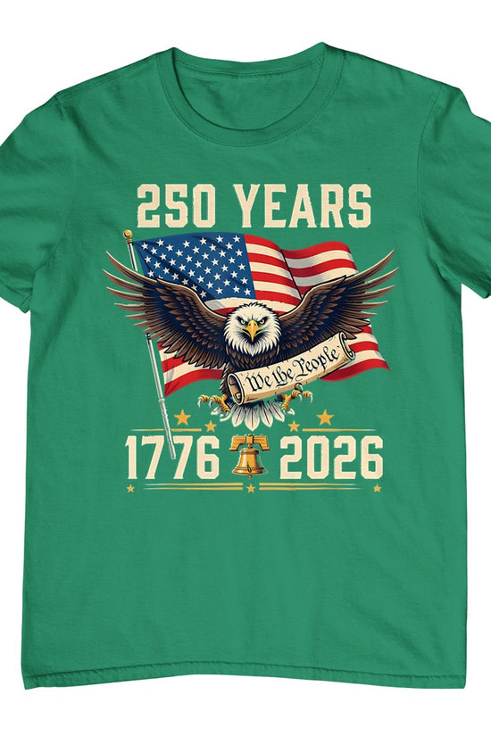250 Anniversary Usa Patriotic Eagle 250th 4th Of July 2026 T-Shirt