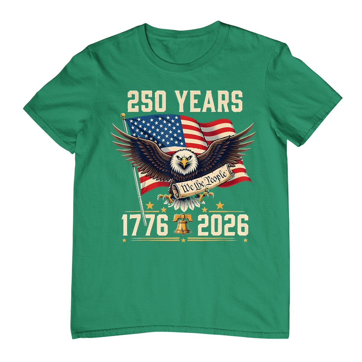 250 Anniversary Usa Patriotic Eagle 250th 4th Of July 2026 T-Shirt