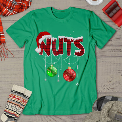 Chest Nuts Funny Matching Chestnuts Christmas Couples Nuts T-Shirt