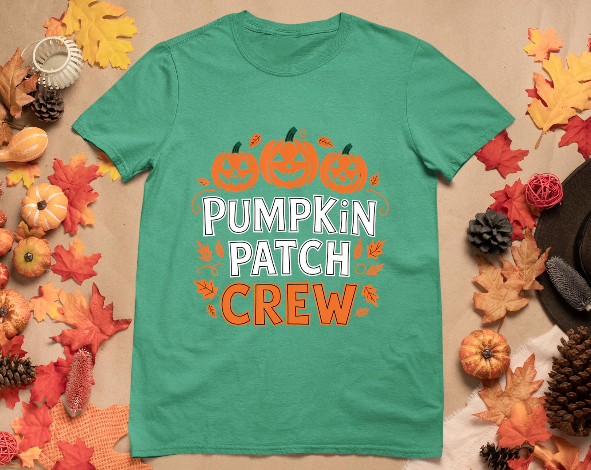 Pumpkin Patch Crew Funny Pumpkin Patch Squad Thanksgiving T-Shirt