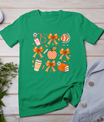 Retro Coquette Bow Teacher Fall Autumn Thanksgiving T-Shirt