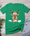 Christmas Nurse Love Nicu Rn Er Santa Reindeer Nurse Hat Elf T-Shirt