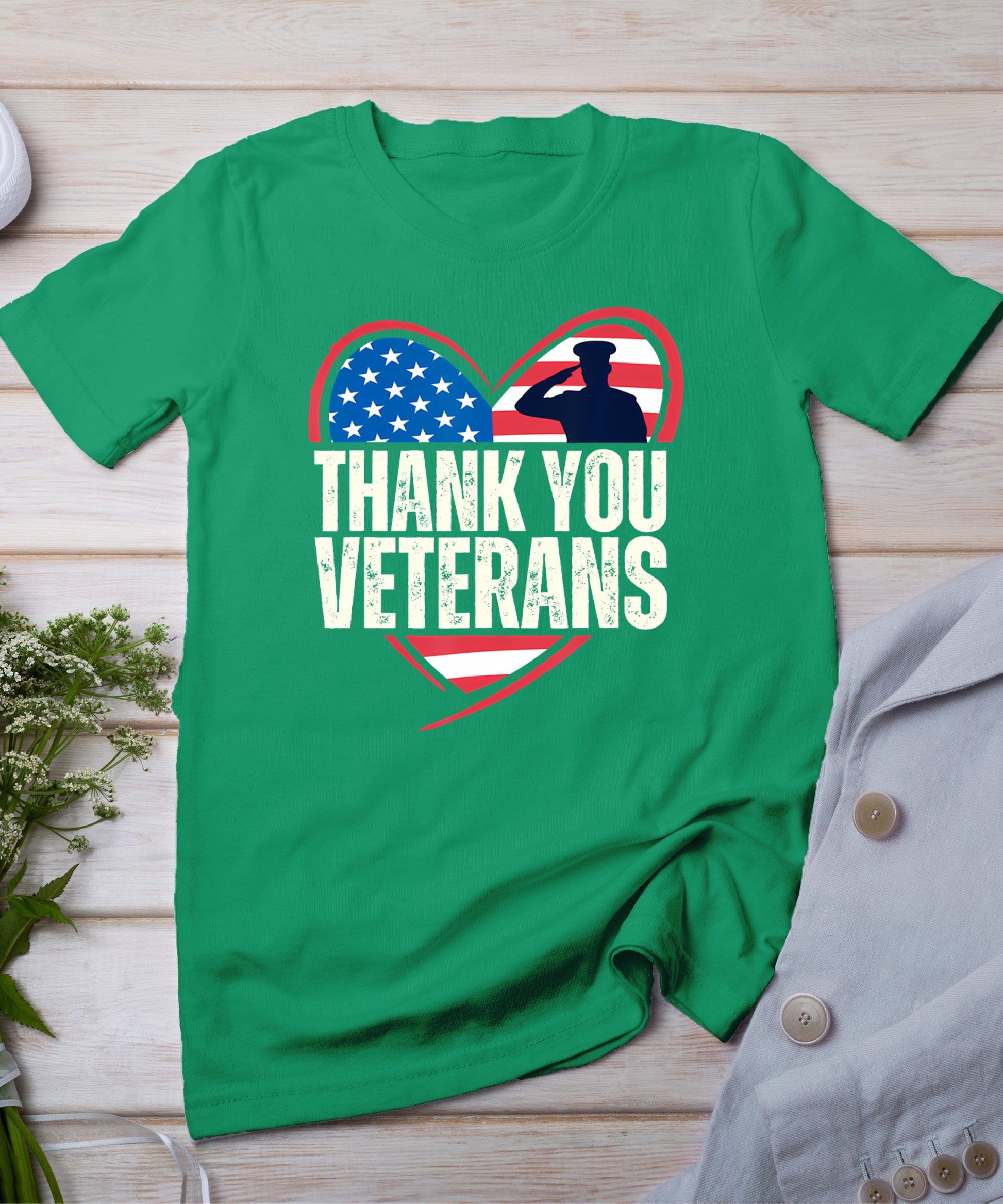 Thank You Veterans Day Memorial Day Partiotic Military Usa T-Shirt