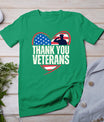 Thank You Veterans Day Memorial Day Partiotic Military Usa T-Shirt