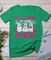 In October We Wear Pink Nurse Ghost Halloween Breast Cancer T-Shirt