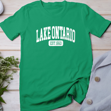 Vintage Lake Ontario Est 1660 American Patriot Men Women T-Shirt