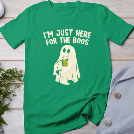 Funny I'm Just Here For The Boos Halloween Costumes Ghost T-Shirt