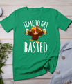 Time To Get Basted Funny Beer Thanksgiving Turkey Gift T-Shirt