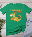 Thanksgiving Turkey Cat Meow Funny Men Women Thanksgiving T-Shirt