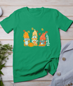 Thanksgiving Nurse Gnomes Fall Scrub Top Autumn Rn Women T-Shirt