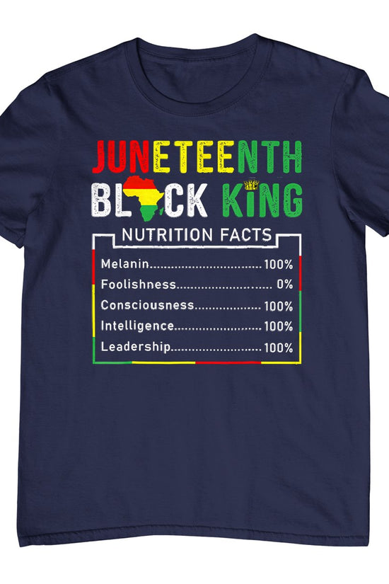 Awesome Juneteenth Black King Melanin Fathers Day Men Boys T-Shirt