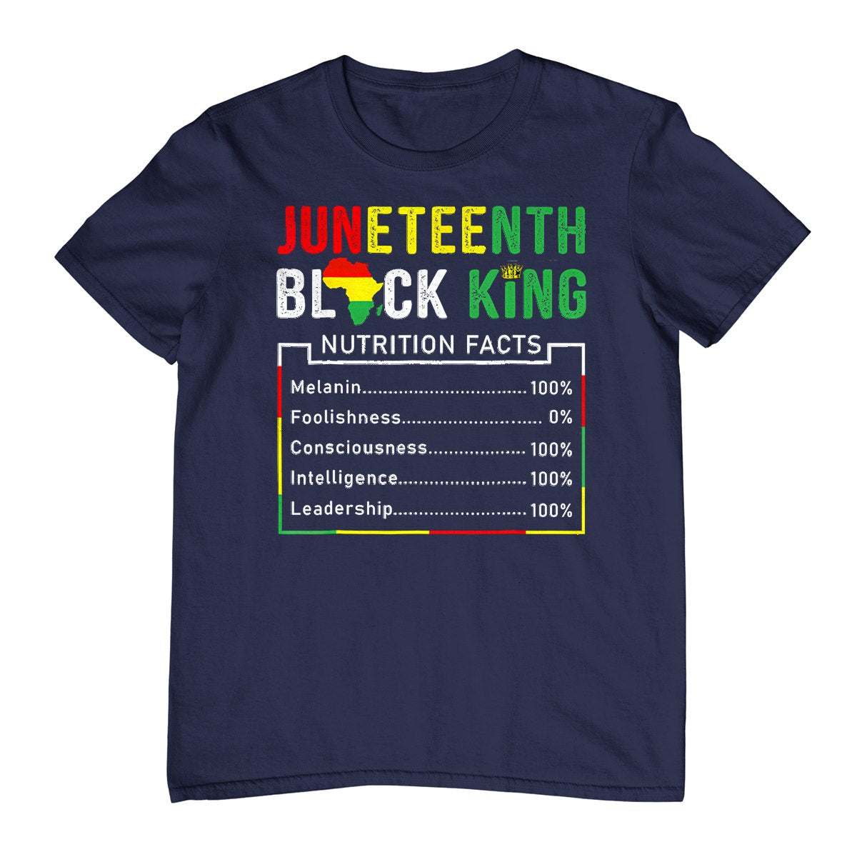 Awesome Juneteenth Black King Melanin Fathers Day Men Boys T-Shirt