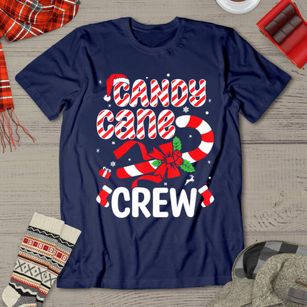 Candy Cane Crew - Funny Christmas Holiday Men Women T-Shirt