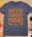 Thanksgiving Matching Couples She's My Sweet Potato I Yam T-Shirt