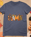 Mama Thanksgiving Mom Fall Pumpkins Season Retro T-Shirt