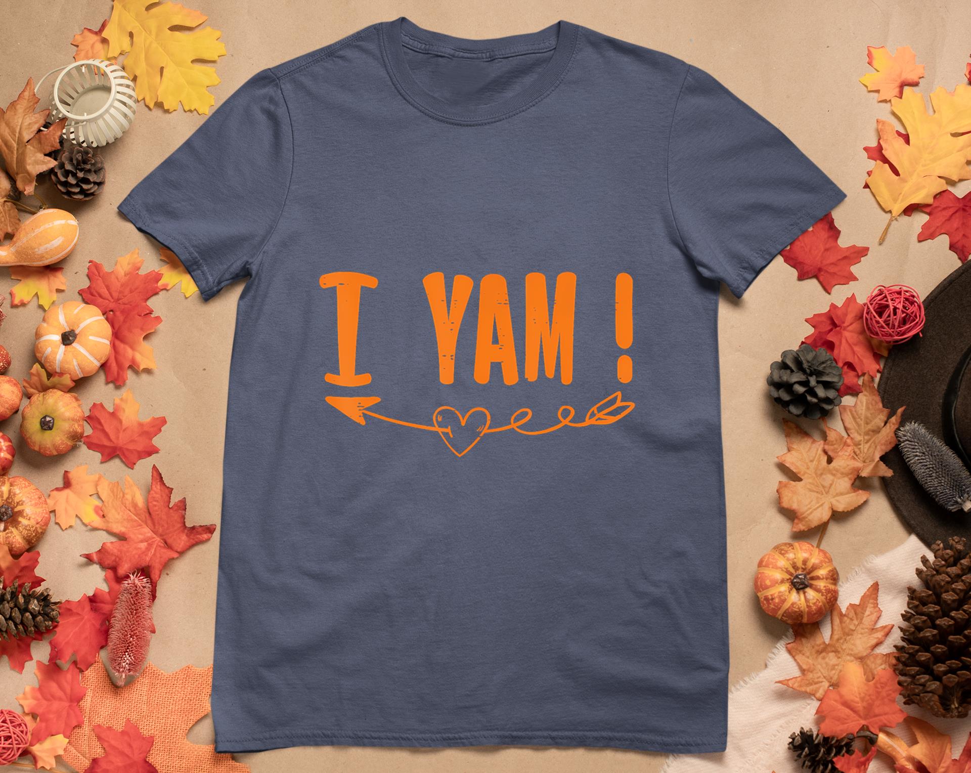 Thanksgiving Matching Couple She's My Sweet Potato I Yam T-Shirt