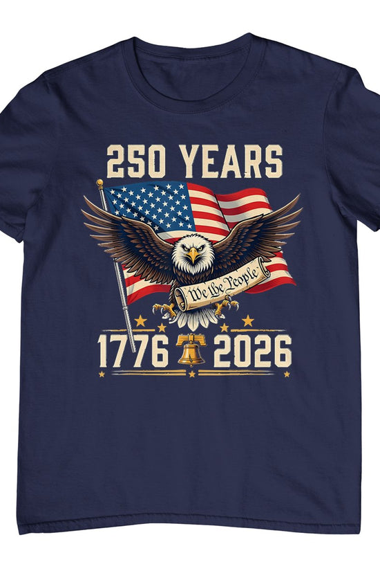 250 Anniversary Usa Patriotic Eagle 250th 4th Of July 2026 T-Shirt