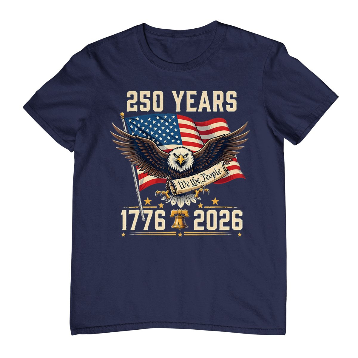250 Anniversary Usa Patriotic Eagle 250th 4th Of July 2026 T-Shirt