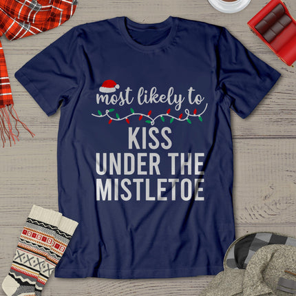 Most Likely To Christmas Shirt Matching Family Pajamas Funny T-Shirt