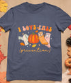 I Love Fall Prevention Socks Thanksgiving Autumn Quote T-Shirt