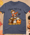 Scarecrow Happy Fall Y'All Pumpkin Thanksgiving Halloween T-Shirt