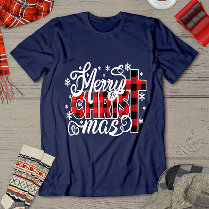 Merry Christ Mas Christian Jesus Christmas Pjs Xmas Pajamas T-Shirt