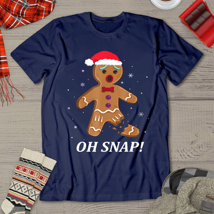 Gingerbread Man Oh Snap Christmas Cookie Costume Baking Team T-Shirt