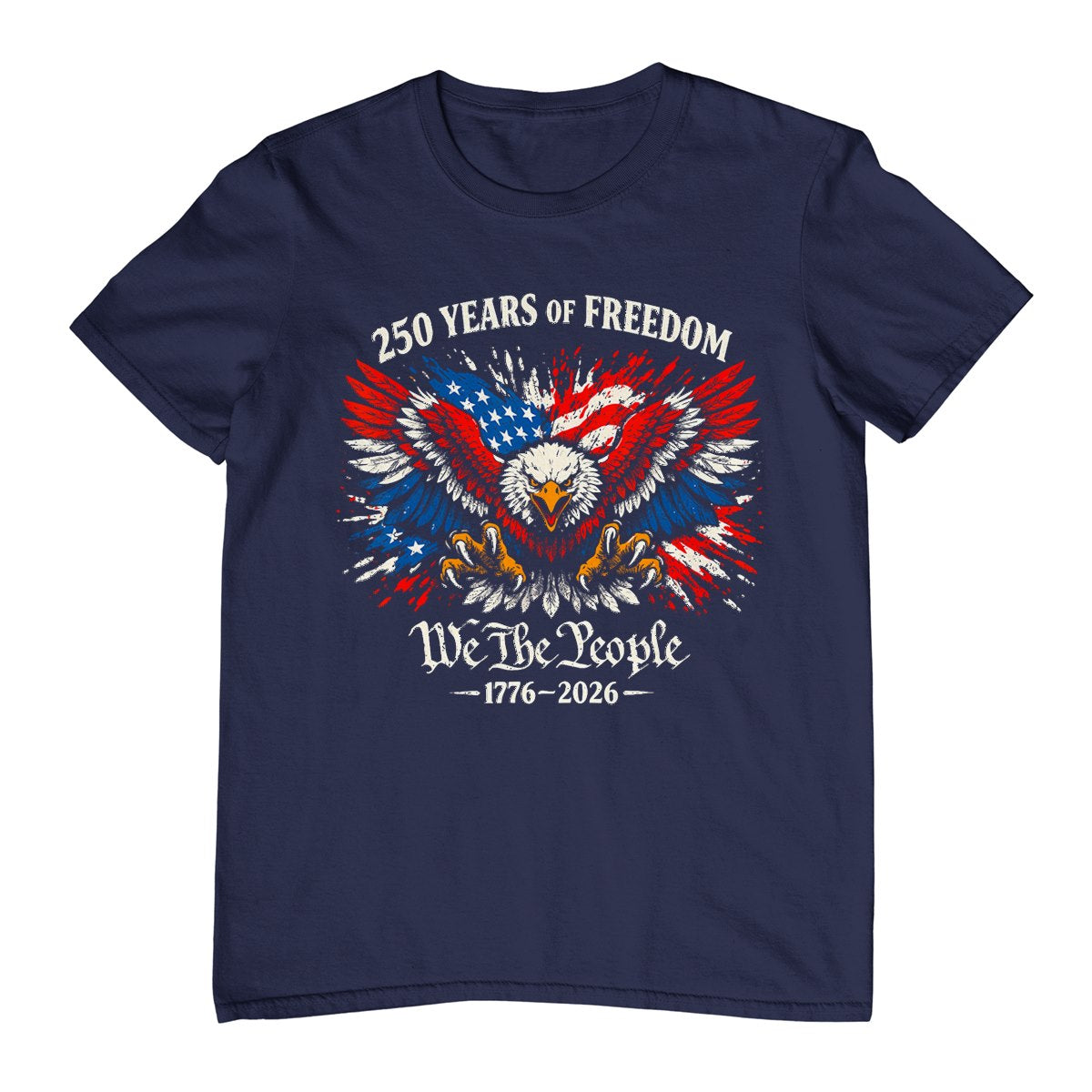 1776-2026 250th Anniversary Usa 250 Years Of Freedom Eagle T-Shirt