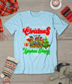 Christmas Xylophone Playing Shirt Three Santa Elf Xylophones T-Shirt