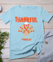 Thankful Turkey Nurse Life Cute Thanksgiving Scrub Top Fall T-Shirt