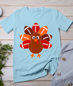 Football Turkey Balls Thanksgiving Shirt Boys Kids Men Women T-Shirt