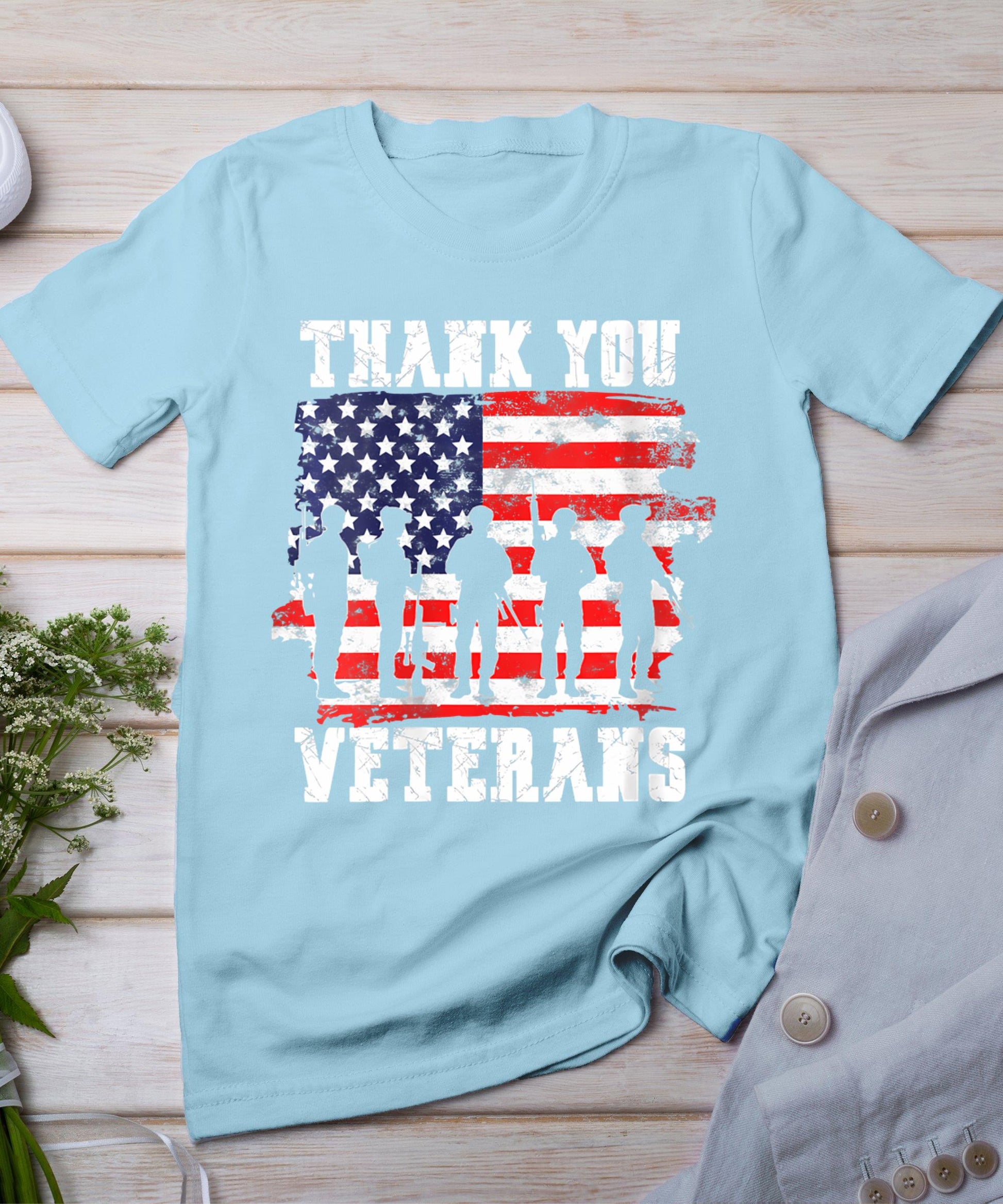 Womens Thank You Veterans For Veterans Day T-Shirt