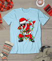 Dabbing Santa Xmas Lights Girls Boys Kids Christmas Gifts T-Shirt