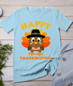 Happy Thanksgiving Shirts For Boys Girls Kids Pilgrim Turkey T-Shirt