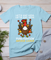 Funny Thanksgiving Teacher Turkey Lets Eat Kids Punctuation T-Shirt