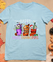 Happy Hallothanksmas Halloween Thanksgiving Christmas T-Shirt