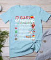 Nurses Merry Christmas Funny 12 Days Of Nursing Xmas Women T-Shirt