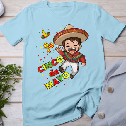 Cinco De Mayo For Kids Boys Mexican Design Awesome Fiesta T-Shirt