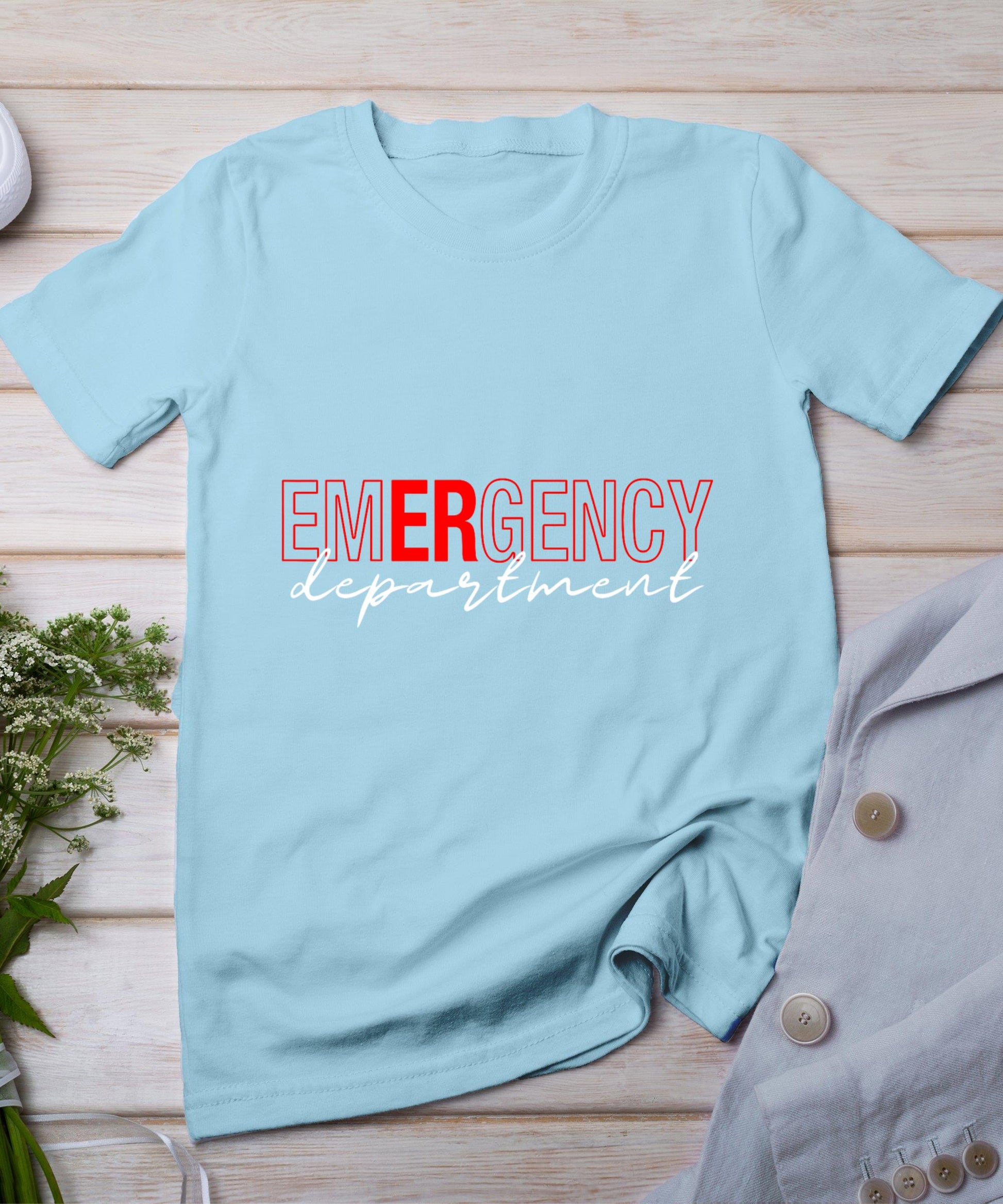 Emergency Room Er Rn Nurse Department Healthcare Nursing T-Shirt