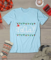 Fa (La)8 Funny Christmas Santa Fa La Math Teacher Student T-Shirt