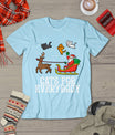 Cats For Everybody Christmas Cat Funny Xmas Women Santa T-Shirt