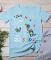 Gigi Saurus Autism Awareness Autistic Dinosaur Family T-Shirt