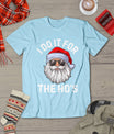 I Do It For The Ho's Funny Inappropriate Christmas Men Santa T-Shirt